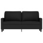 Sofá de 2 plazas terciopelo negro 140 cm de , Sofás - Ref: Foro24-359204, Precio: 235,39 €, Descuento: %