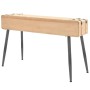 Solid spruce wood console table 115x40.5x76 cm by , Sideboards - Ref: Foro24-245772, Price: 186,91 €, Discount: %