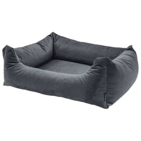 Madison Velvet Gray Dog Bed 120x95x28 cm by , Beds for dogs - Ref: Foro24-444483, Price: 129,65 €, Discount: %