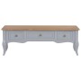 Wooden TV stand in gray, 100x35x35 cm by , TV Furniture - Ref: Foro24-280050, Price: 130,01 €, Discount: %