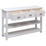 White wooden sideboard 115x30x76 cm by , Sideboards - Ref: Foro24-284165, Price: 182,95 €, Discount: %