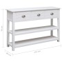 White wooden sideboard 115x30x76 cm by , Sideboards - Ref: Foro24-284165, Price: 182,95 €, Discount: %