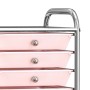 Portable storage cart with 10 plastic drawers in pink ombre by , Cargo forklifts - Ref: Foro24-320404, Price: 69,22 €, Discou...