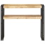 Mesa consola de madera de mango rugosa 90x30x75 cm de , Mesas auxiliares - Ref: Foro24-321096, Precio: 119,08 €, Descuento: %