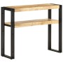 Mesa consola de madera de mango rugosa 90x30x75 cm de , Mesas auxiliares - Ref: Foro24-321096, Precio: 119,08 €, Descuento: %