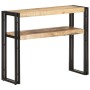 Mesa consola de madera de mango rugosa 90x30x75 cm de , Mesas auxiliares - Ref: Foro24-321096, Precio: 119,08 €, Descuento: %