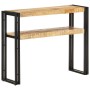 Mesa consola de madera de mango rugosa 90x30x75 cm de , Mesas auxiliares - Ref: Foro24-321096, Precio: 119,08 €, Descuento: %