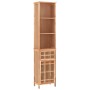 Solid walnut wood bathroom cabinet 42x29x182 cm by , Lockers and storage cabinets - Ref: Foro24-350356, Price: 144,10 €, Disc...