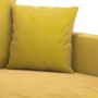 Yellow velvet 3-piece sofa set with cushions by , Sofas - Ref: Foro24-3201686, Price: 668,30 €, Discount: %