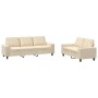 2-piece cream-colored fabric sofa set by , Sofas - Ref: Foro24-3201900, Price: 568,16 €, Discount: %