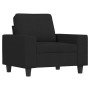 3-piece black fabric sofa set by , Sofas - Ref: Foro24-3201870, Price: 800,75 €, Discount: %