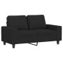 3-piece black fabric sofa set by , Sofas - Ref: Foro24-3201870, Price: 800,75 €, Discount: %