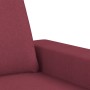 3-piece sofa set in burgundy fabric by , Sofas - Ref: Foro24-3201872, Price: 755,63 €, Discount: %