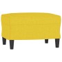 Set of sofas with 4 light yellow fabric cushions by , Sofas - Ref: Foro24-3201783, Price: 695,05 €, Discount: %