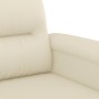 Sofagarnitur mit 2 Stück Kissen Kunstleder creme von , Sofas - Ref: Foro24-3202363, Preis: 469,33 €, Rabatt: %