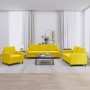 3-piece yellow velvet sofa set by , Sofas - Ref: Foro24-3201940, Price: 670,79 €, Discount: %