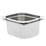 Gastronorm trays 2 units GN 1/2 150 mm stainless steel by vidaXL, Buckets for steam tables - Ref: Foro24-50889, Price: 38,27 ...