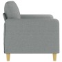 Light gray fabric 2-seater sofa, 120 cm by , Sofas - Ref: Foro24-359470, Price: 222,25 €, Discount: %