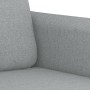 Light gray fabric 2-seater sofa, 120 cm by , Sofas - Ref: Foro24-359470, Price: 222,25 €, Discount: %