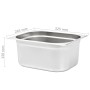 Gastronorm trays 2 units GN 1/2 150 mm stainless steel by vidaXL, Buckets for steam tables - Ref: Foro24-50889, Price: 38,27 ...