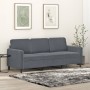 Sofá de 3 plazas terciopelo gris oscuro 180 cm de , Sofás - Ref: Foro24-359453, Precio: 247,41 €, Descuento: %