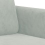 3-piece light gray velvet sofa set with cushions by , Sofas - Ref: Foro24-3202044, Price: 538,99 €, Discount: %