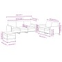 Set von Sofas mit 3 Stück Kissen hellgrauer Samt von , Sofas - Ref: Foro24-3202044, Preis: 534,95 €, Rabatt: %