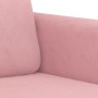 Pink velvet 2-piece sofa set by , Sofas - Ref: Foro24-3201977, Price: 434,89 €, Discount: %