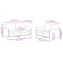 Zweiteilige Sofagarnitur aus cremefarbenem Samt von , Sofas - Ref: Foro24-3201982, Preis: 430,12 €, Rabatt: %