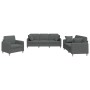 Set Sofas mit Kissen 3 Stück dunkelgrauer Stoff von , Sofas - Ref: Foro24-3202071, Preis: 688,74 €, Rabatt: %