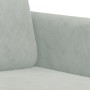 3-piece light gray velvet sofa set with cushions by , Sofas - Ref: Foro24-3202004, Price: 512,99 €, Discount: %