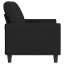 Black fabric 2-seater sofa, 140 cm by , Sofas - Ref: Foro24-359395, Price: 266,37 €, Discount: %