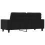 Black fabric 2-seater sofa, 140 cm by , Sofas - Ref: Foro24-359395, Price: 266,37 €, Discount: %