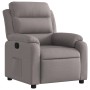 Sillón reclinable de tela gris taupe de , Sillones - Ref: Foro24-373470, Precio: 226,42 €, Descuento: %