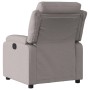 Sillón reclinable de tela gris taupe de , Sillones - Ref: Foro24-373470, Precio: 226,42 €, Descuento: %