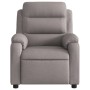 Sillón reclinable de tela gris taupe de , Sillones - Ref: Foro24-373470, Precio: 226,42 €, Descuento: %