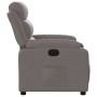 Sillón reclinable de tela gris taupe de , Sillones - Ref: Foro24-373470, Precio: 226,42 €, Descuento: %