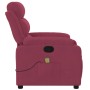 Reclining velvet massage armchair in burgundy by , Armchairs - Ref: Foro24-373516, Price: 237,51 €, Discount: %