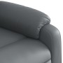 Gray synthetic leather recliner by , Armchairs - Ref: Foro24-373563, Price: 225,99 €, Discount: %