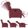 Red Fabric Recliner by , Armchairs - Ref: Foro24-373577, Price: 214,68 €, Discount: %