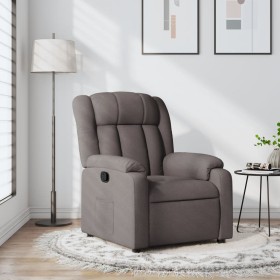 Sillón reclinable de tela gris taupe de , Sillones - Ref: Foro24-373582, Precio: 214,99 €, Descuento: %