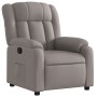 Sillón reclinable de tela gris taupe de , Sillones - Ref: Foro24-373582, Precio: 214,57 €, Descuento: %