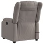 Sillón de masaje reclinable de tela gris taupé de , Sillones - Ref: Foro24-373594, Precio: 240,84 €, Descuento: %