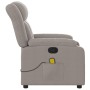 Taupegrauer Liegemassagesessel aus Stoff von , Sessel - Ref: Foro24-373594, Preis: 240,84 €, Rabatt: %