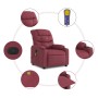 Reclining massage armchair in burgundy fabric by , Armchairs - Ref: Foro24-374159, Price: 239,30 €, Discount: %