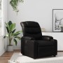 Sillón reclinable de cuero sintético negro de , Sillones - Ref: Foro24-374133, Precio: 238,82 €, Descuento: %