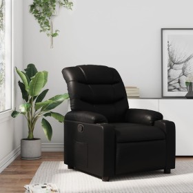 Black synthetic leather recliner by , Armchairs - Ref: Foro24-374133, Price: 239,87 €, Discount: %