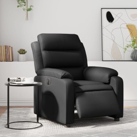 Black synthetic leather electric recliner. by , Armchairs - Ref: Foro24-3205028, Price: 270,17 €, Discount: %