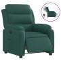 Sillón reclinable eléctrico tela verde oscuro de , Sillones - Ref: Foro24-3204962, Precio: 255,62 €, Descuento: %