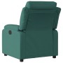 Sillón reclinable eléctrico tela verde oscuro de , Sillones - Ref: Foro24-3204962, Precio: 255,62 €, Descuento: %